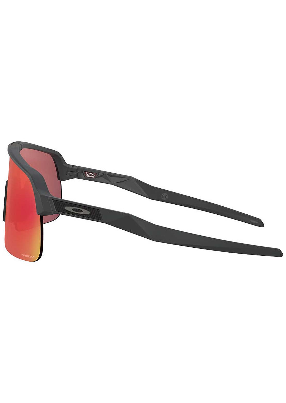 Oakley Men's Sutro Lite Bike Sunglasses Matte Steel/Prizm Trail Torch