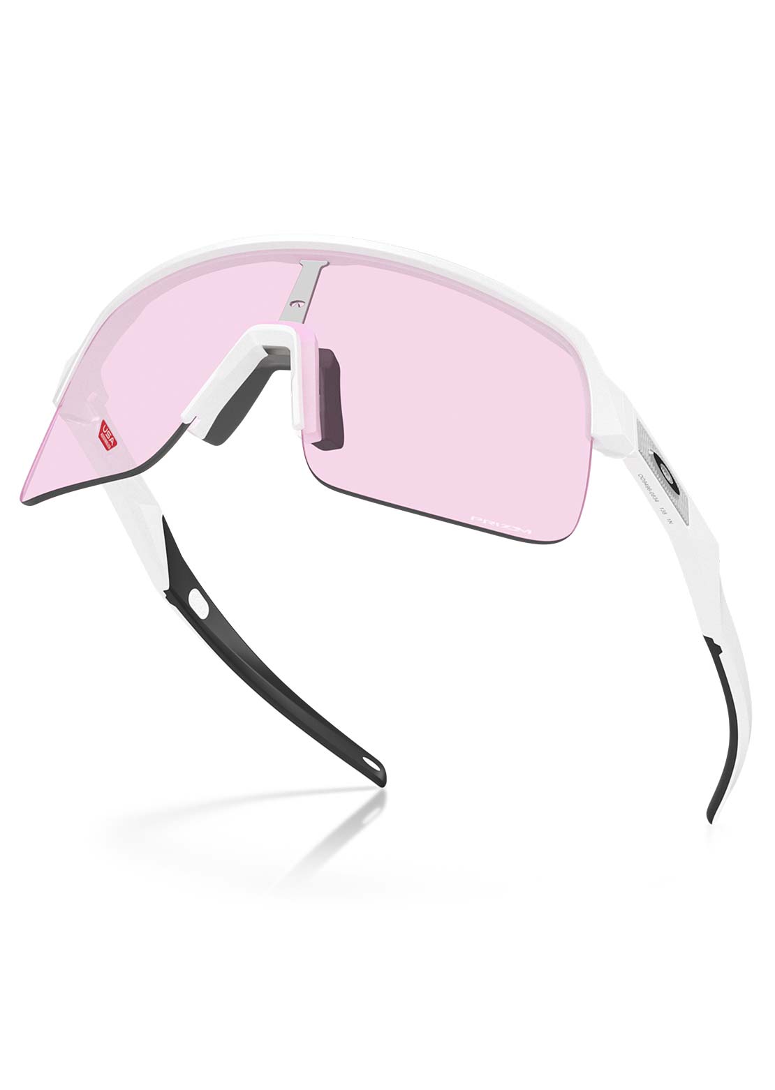 Oakley Men's Sutro Lite S Bike Sunglasses Matte White/Prizm Low Light