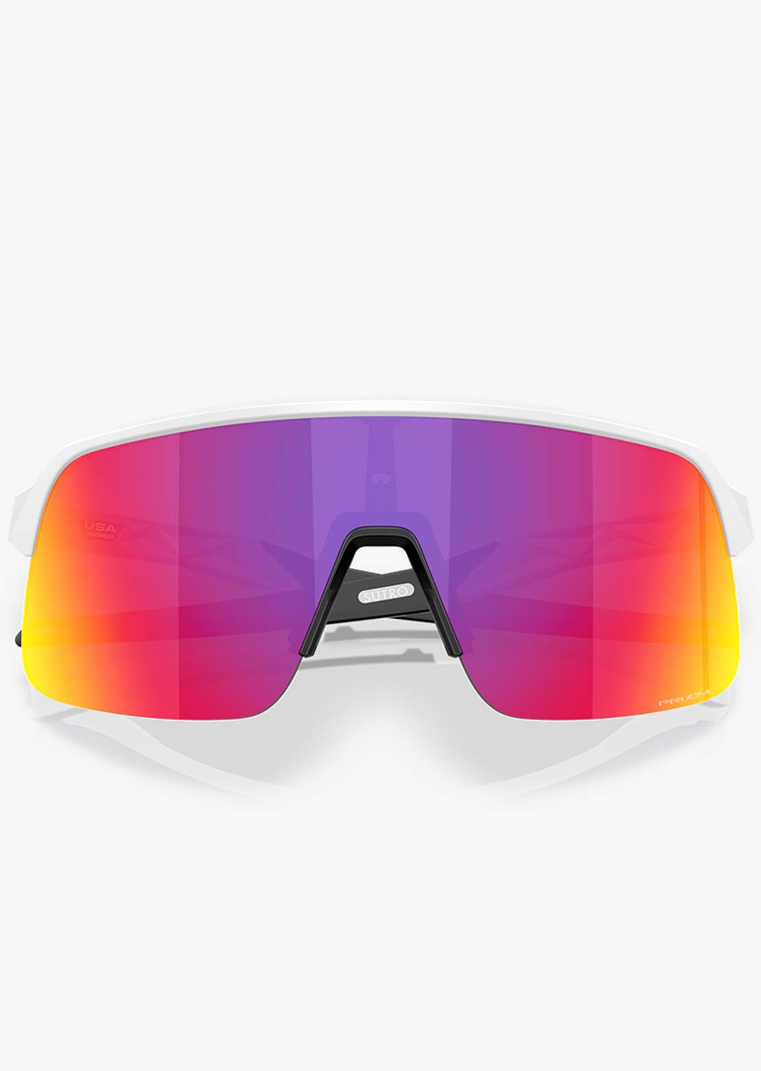 Oakley Men's Sutro Lite S Sunglasses Matte White/Prizm Road