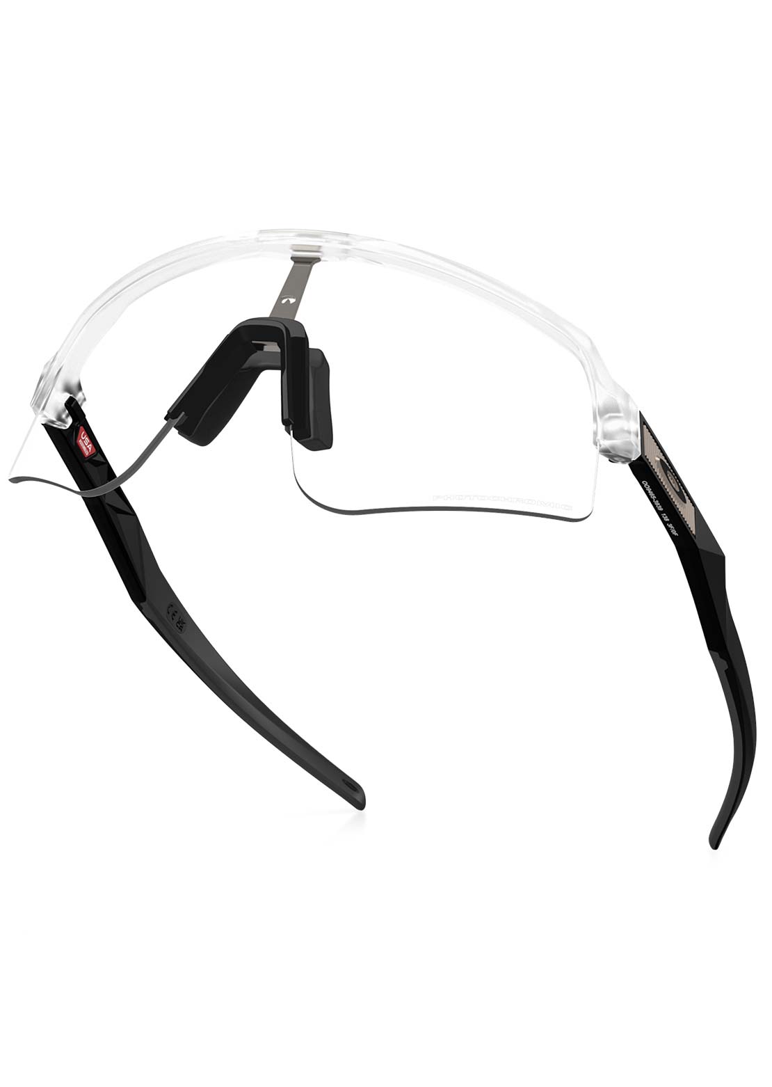 Oakley Men's Sutro Lite Sweep Bike Sunglasses Matte Clear/Photochromic