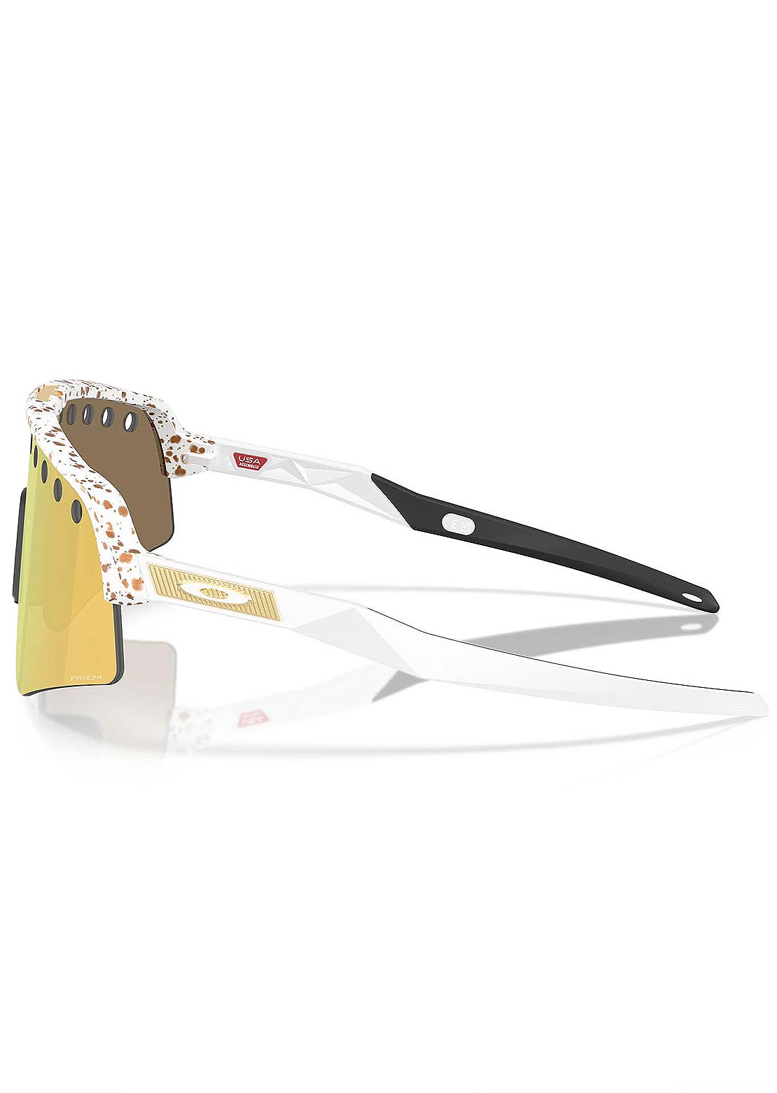 Oakley Men's Sutro Lite Sweep Prizm Bike Sunglasses Water Spot/Prizm 24K