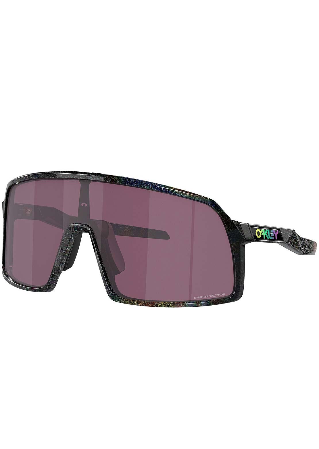 Oakley Men&#39;s Sutro S Prizm Bike Sunglasses Dark Galaxy/Prizm Road Black