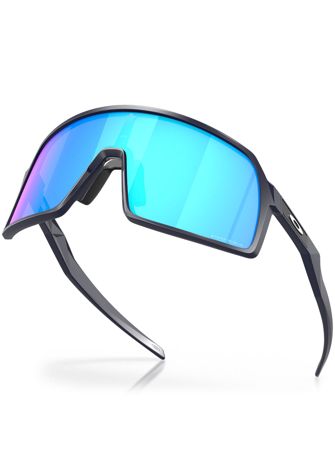 Oakley Men's Sutro S Prizm Bike Sunglasses Matte Navy/Prizm Sapphire Iridium