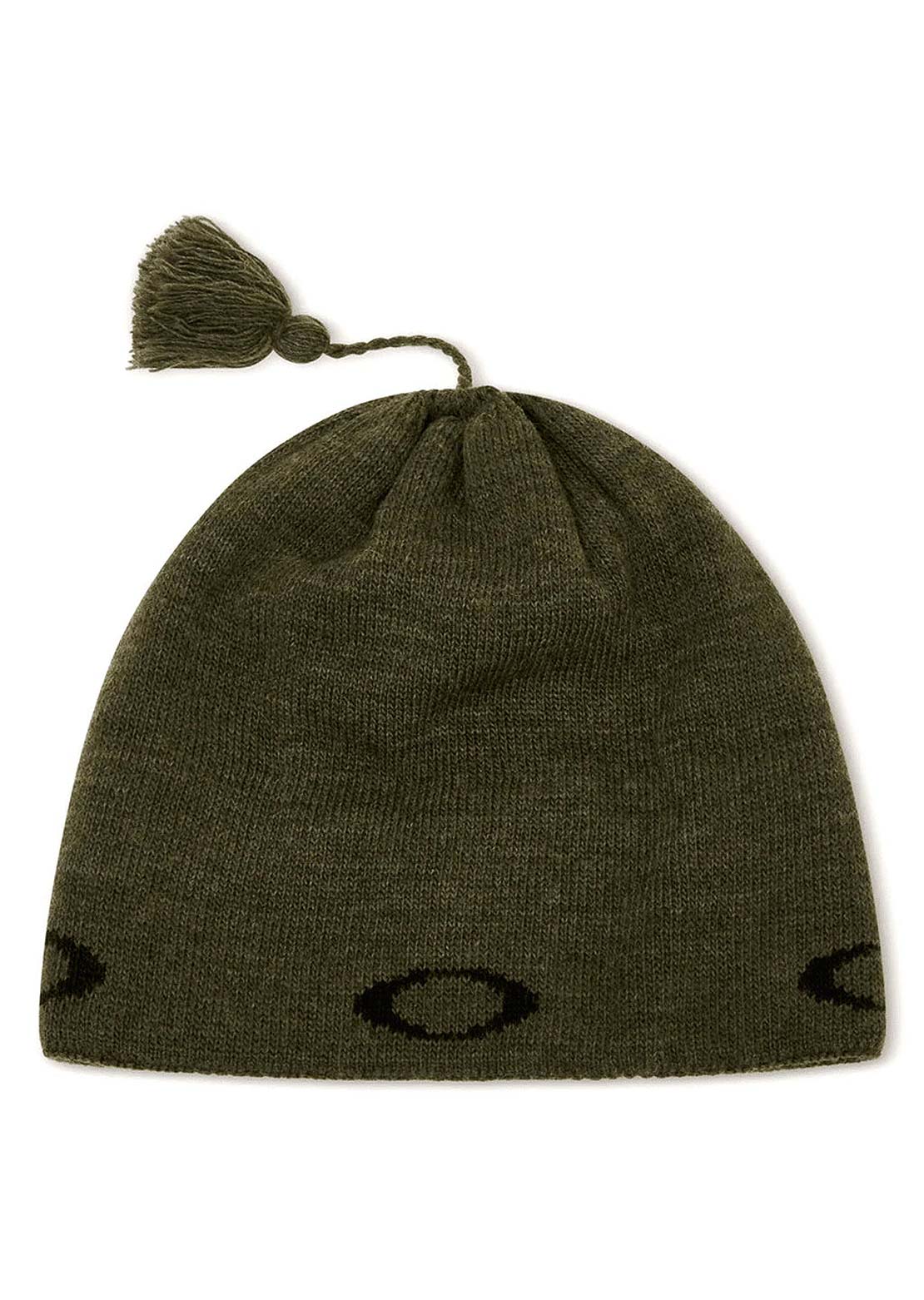Oakley Men's TC Nordic Tassle Beanie Army Green