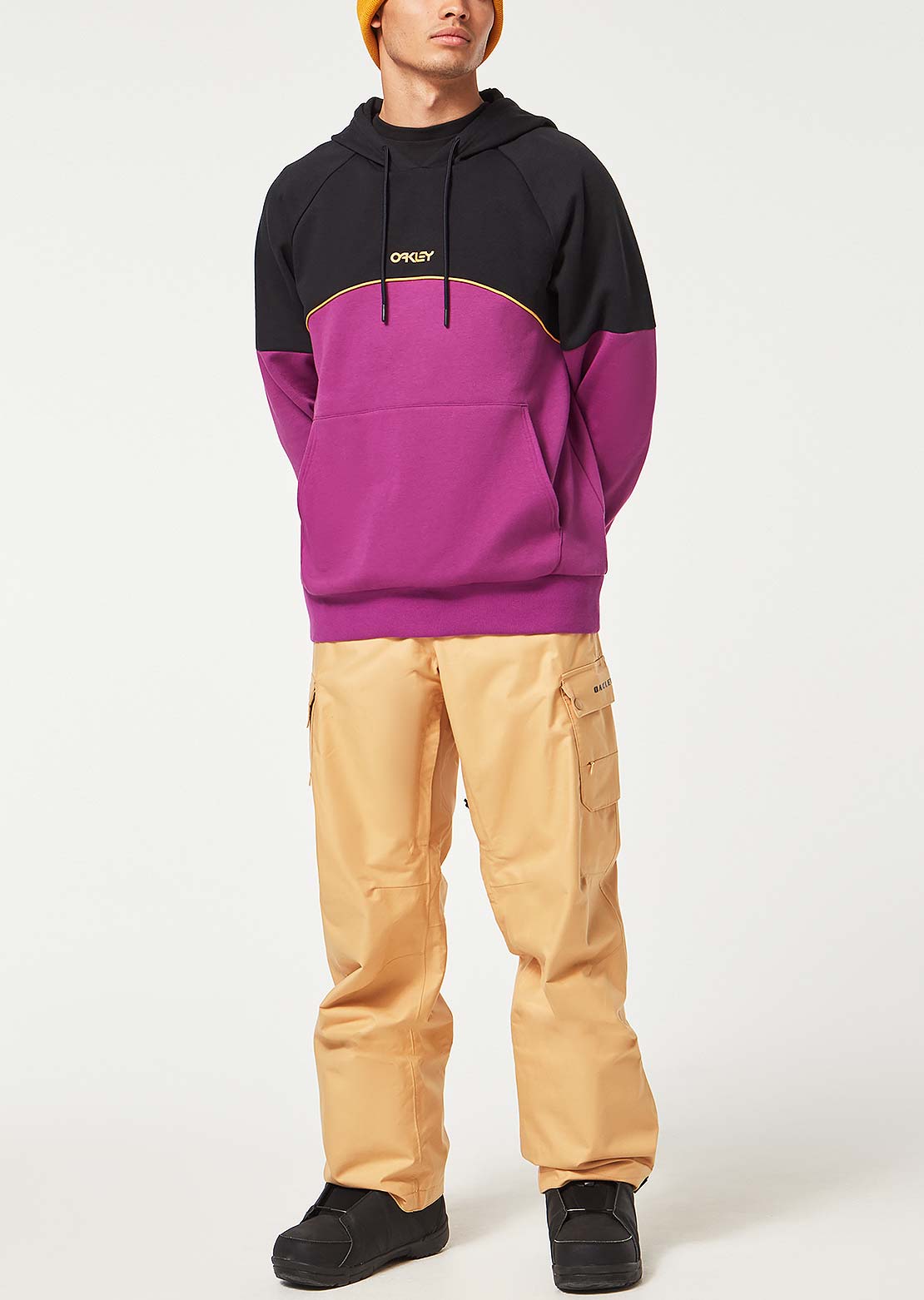 Oakley Men&#39;s TNP Rotation RC DWR Hood Blackout/Ultra Purple