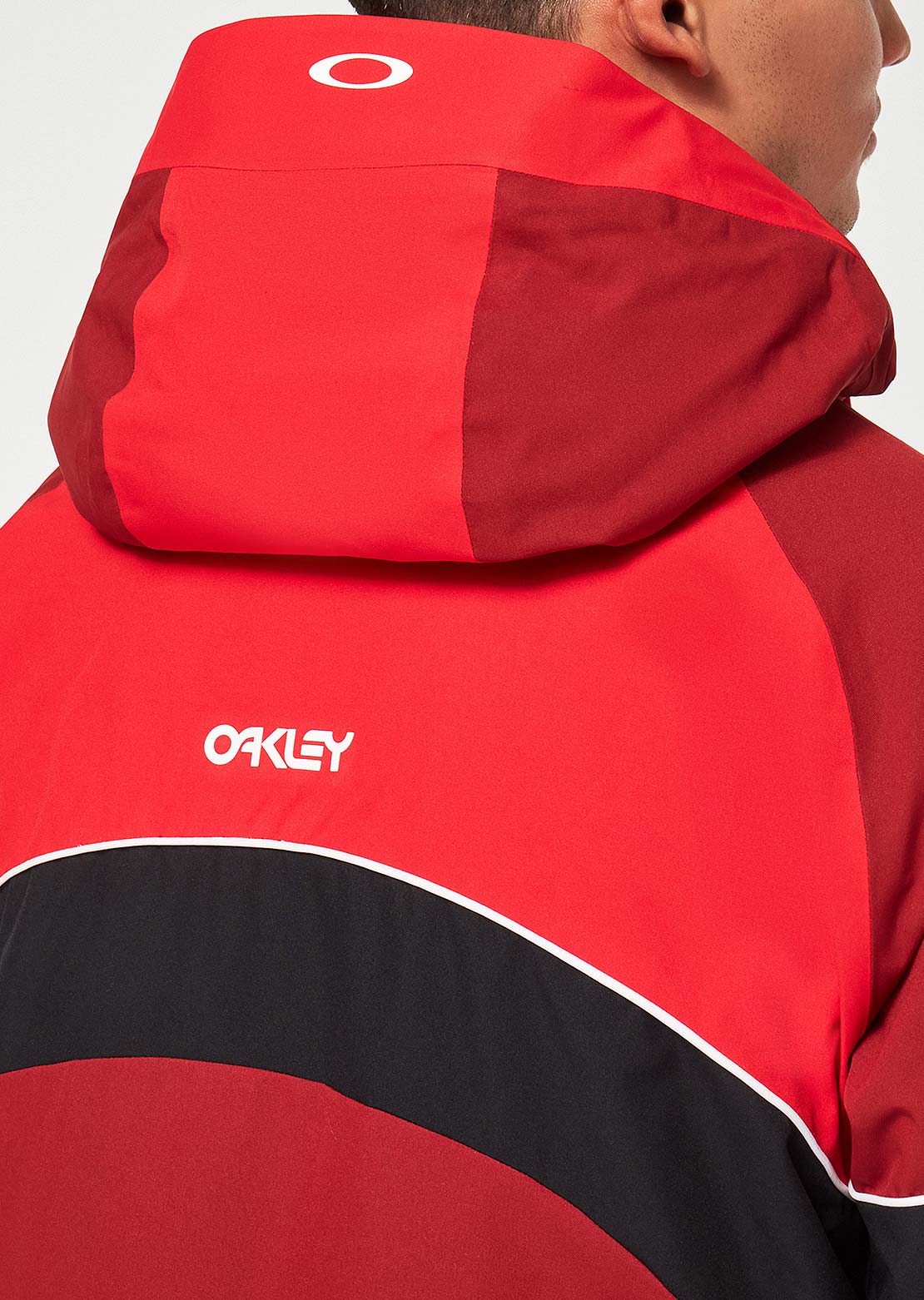 Oakley Men&#39;s TNP Rotation RC Insulated Jacket Red/Black Color Block