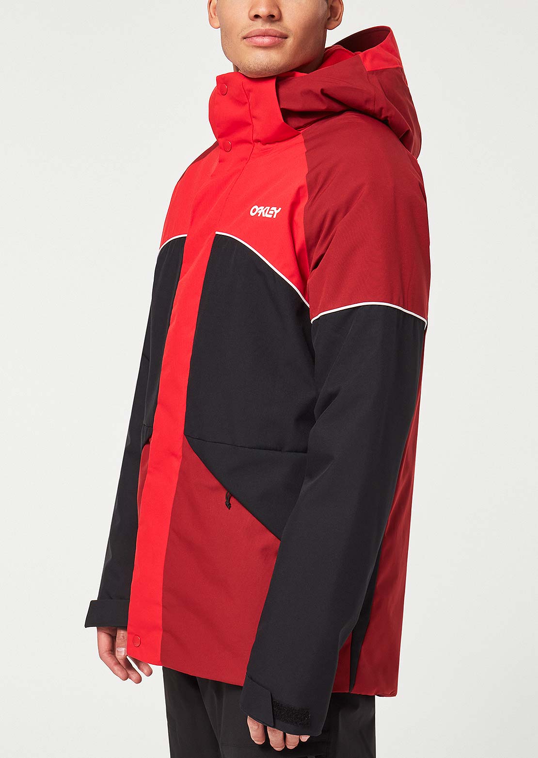 Oakley Men&#39;s TNP Rotation RC Insulated Jacket Red/Black Color Block