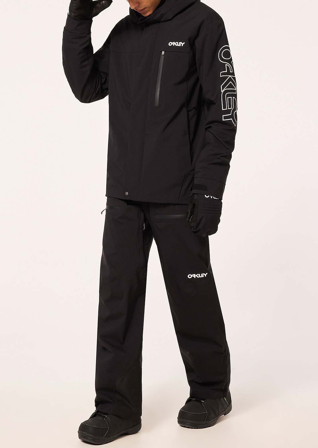 Oakley Men's TNP TBT Insulated Jacket Black/White Logo