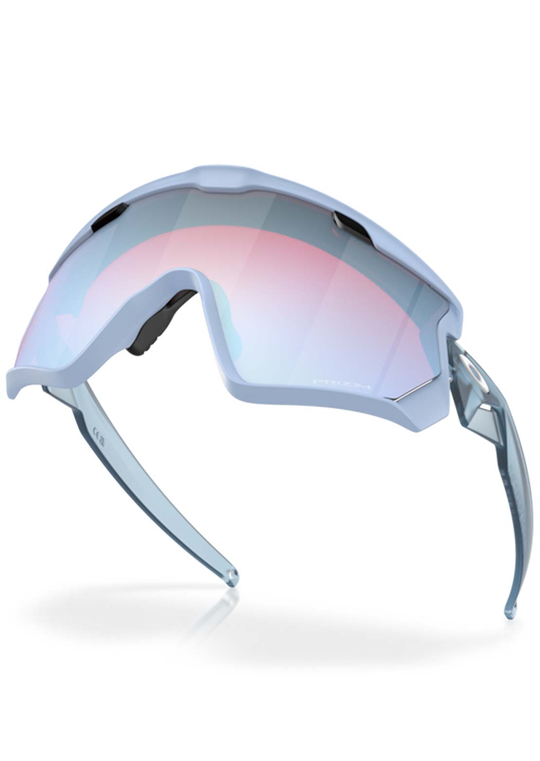 Oakley Men&#39;s Wind Jacket 2.0 Sunglasses Translucent Stonewash/Prizm Snow Sapphire Iridium