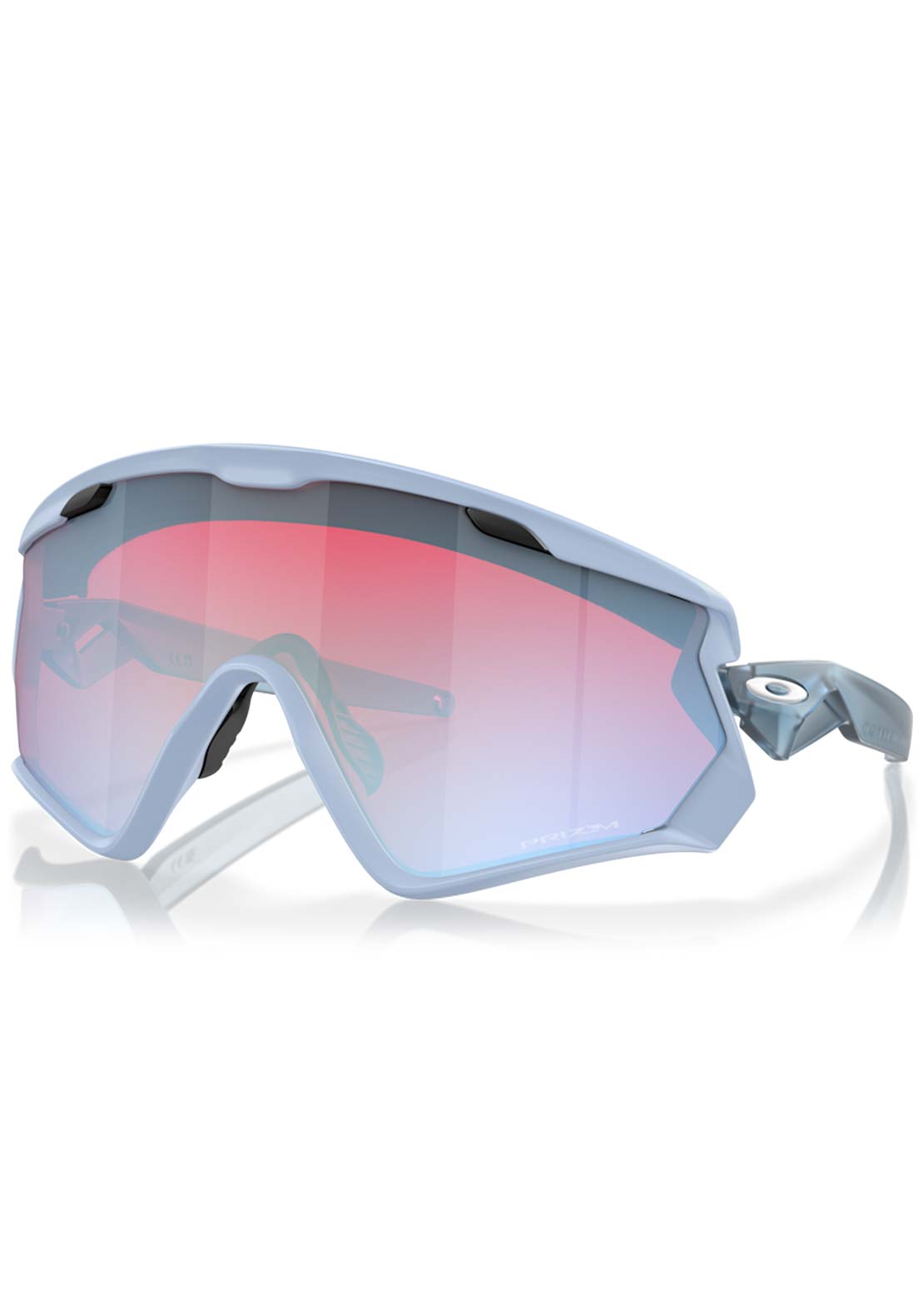 Oakley Men&#39;s Wind Jacket 2.0 Sunglasses Translucent Stonewash/Prizm Snow Sapphire Iridium