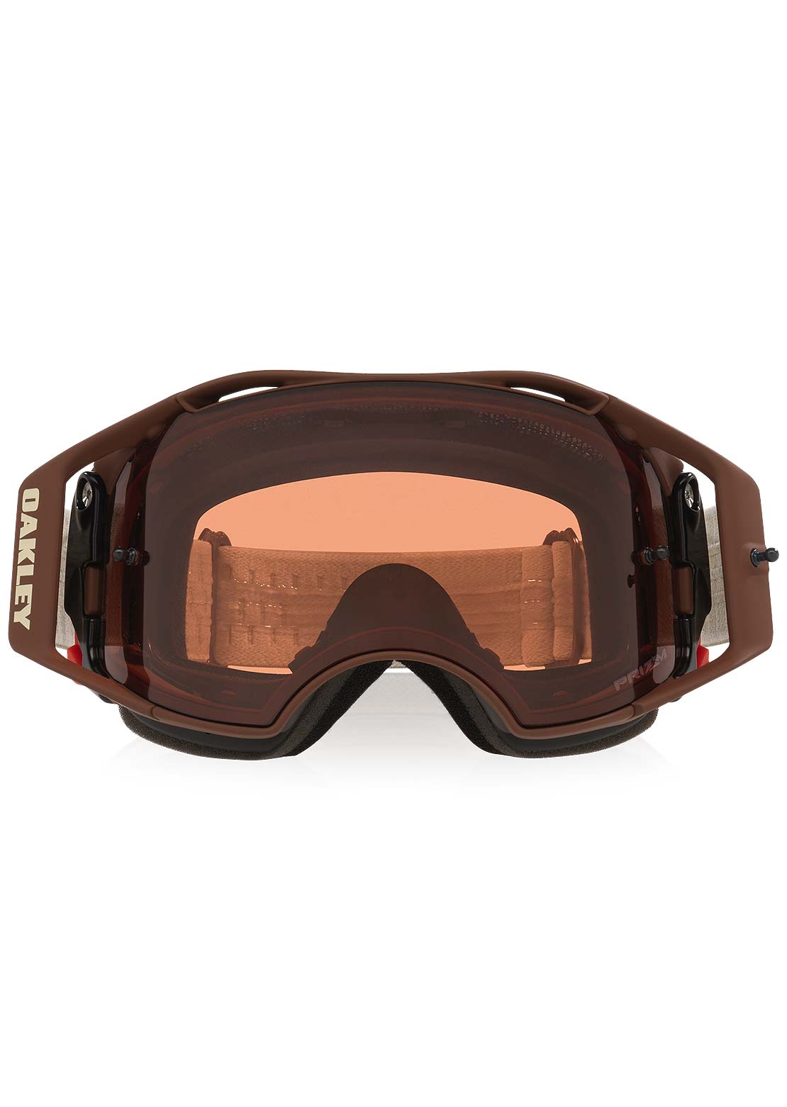 Oakley Unisex Airbrake MTB Mountain Bike Goggles Sand Mist/Prizm Bronze