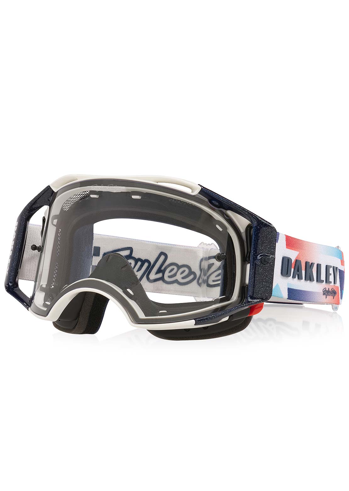 Oakley Unisex Airbrake MTB Mountain Bike Goggles TLD Ice White/Clear