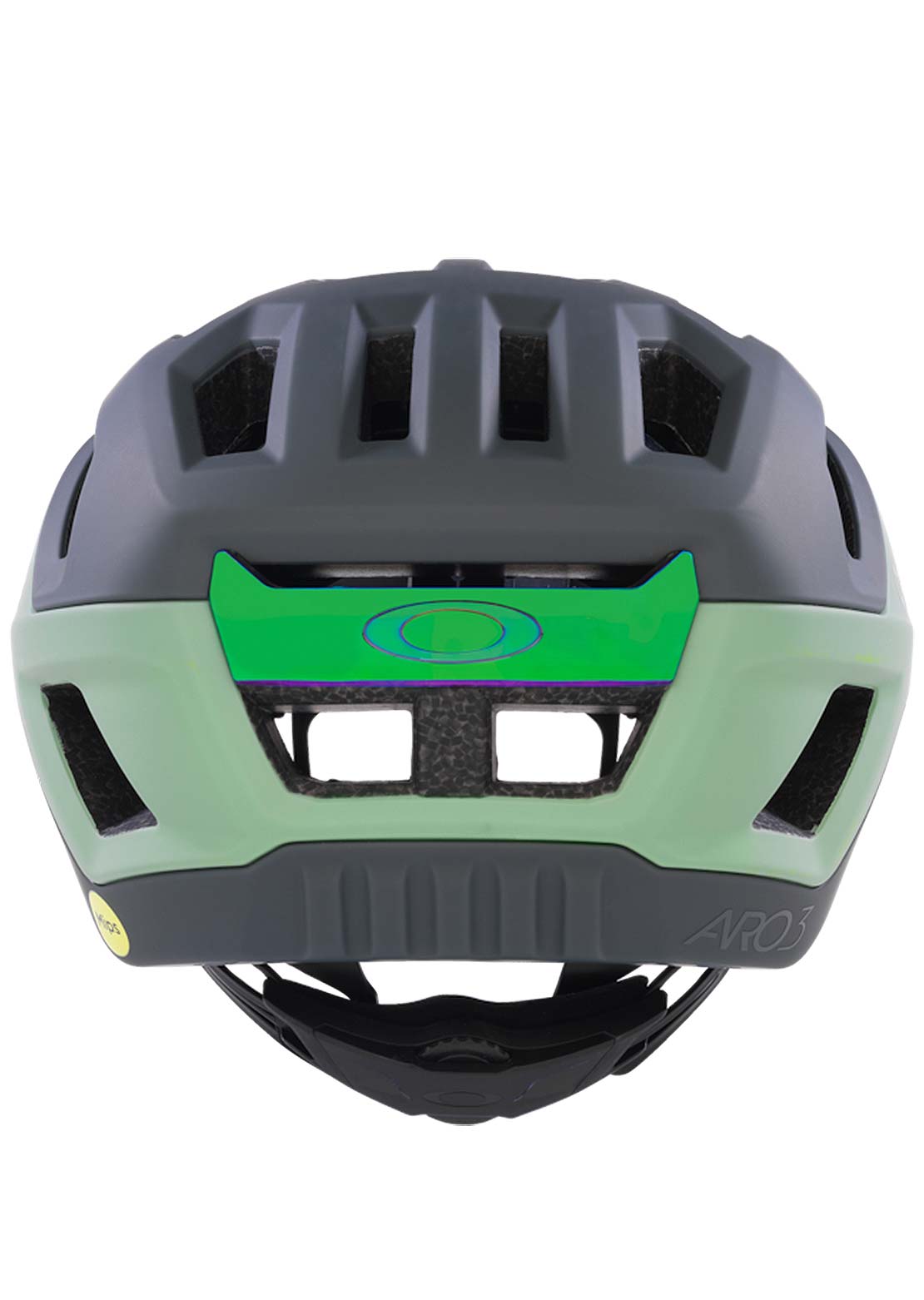 Oakley Unisex Aro3 Allroad Bike Helmet Matte Dark Gray/Jade