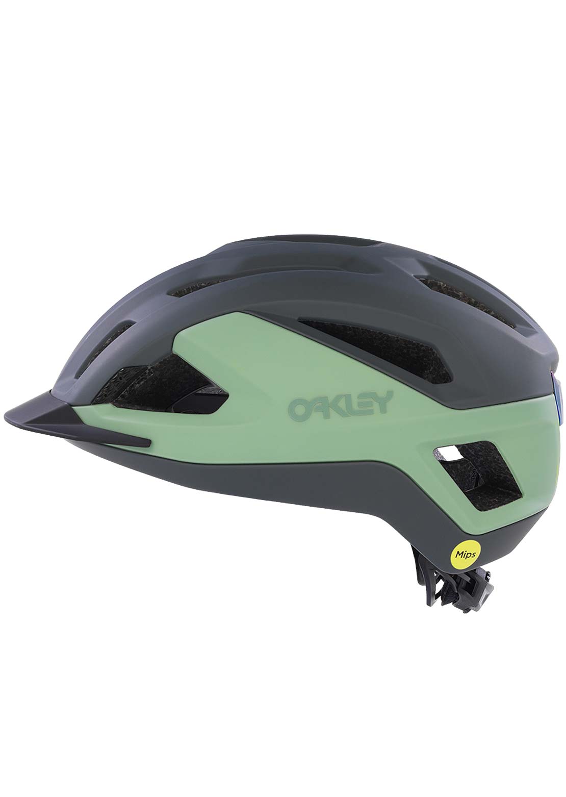 Oakley Unisex Aro3 Allroad Bike Helmet Matte Dark Gray/Jade