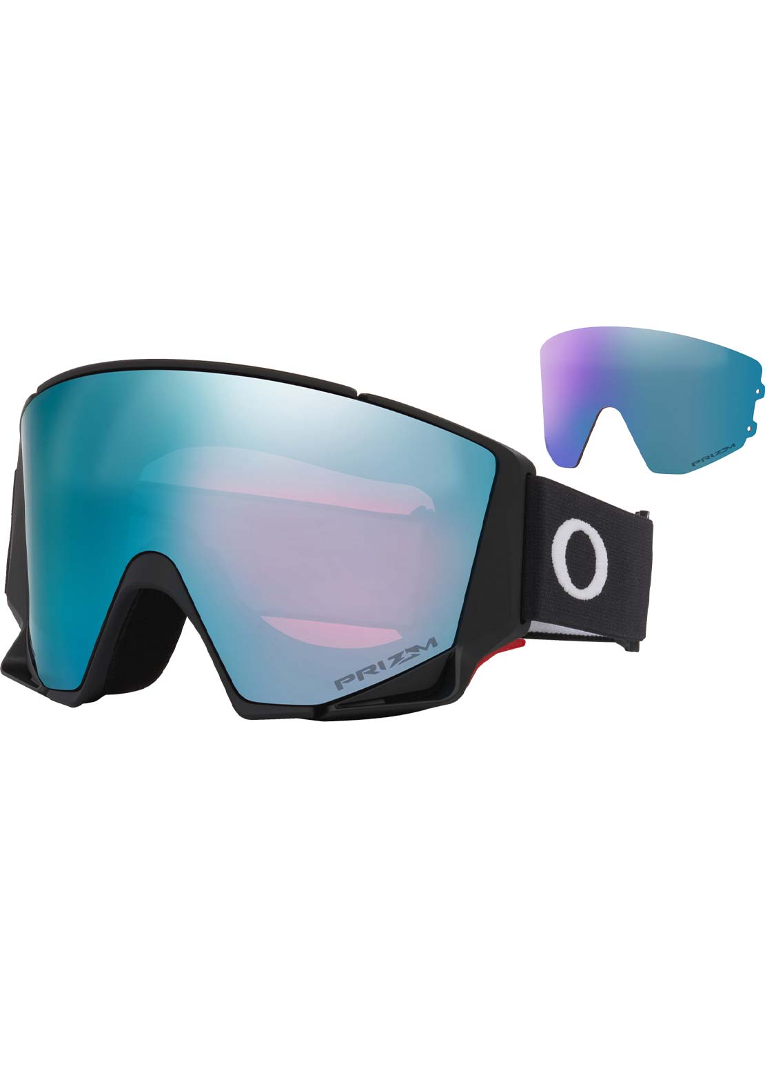 Oakley Unisex Flow M Goggles Matte Black/Prizm Sapphire & Prizm Iced