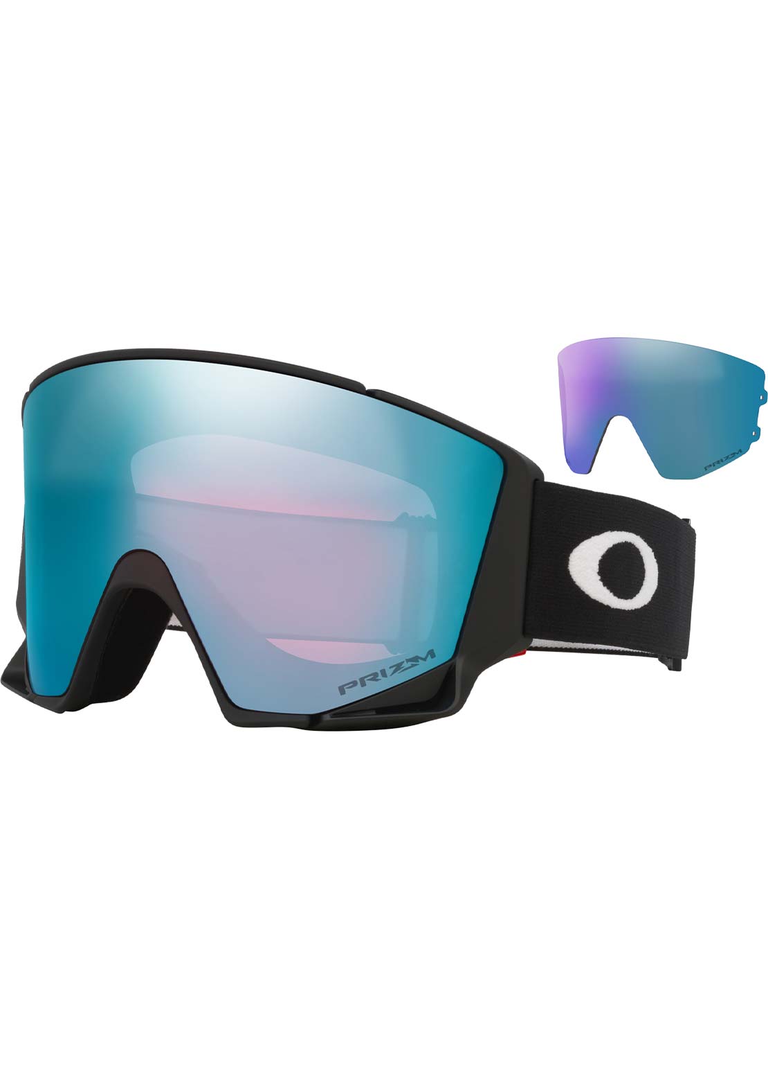 Oakley Unisex Flow L Goggles Matte Black/Prizm Sapphire & Prizm Iced