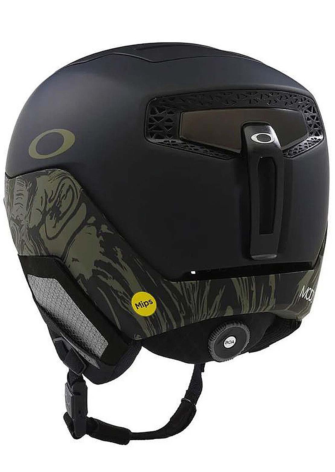 Oakley Unisex MOD5 Winter Helmet Matte Black/Dark Brush Swirl
