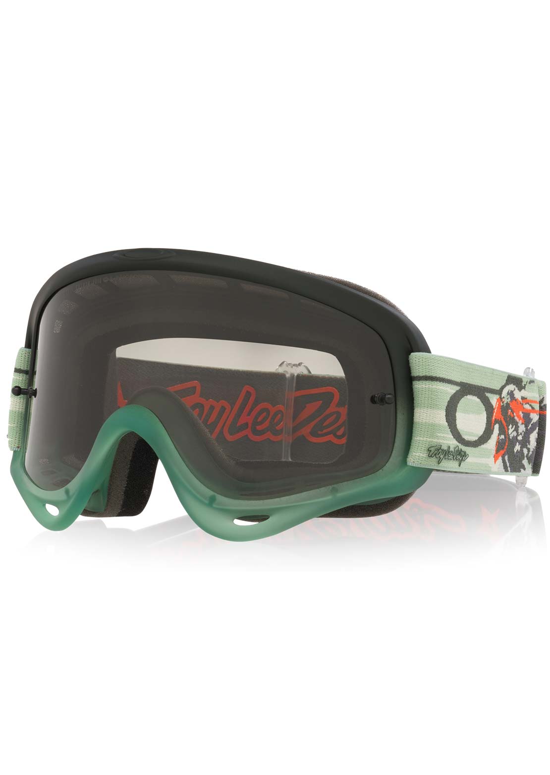Oakley Unisex O-Frame MX Mountain Bike Goggles Troy Lee Designs Tribe/Light Grey