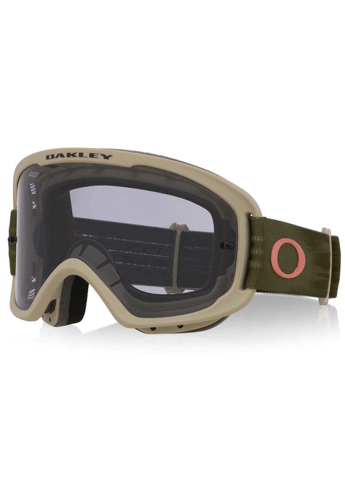 Oakley Unisex O Frame Pro 2.0 MTB Mountain Bike Goggles Dark Brush Paloma Light Grey