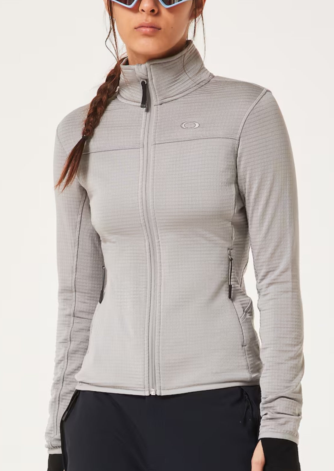 Oakley Women's Canopy Full Zip Sweatshirt Cement