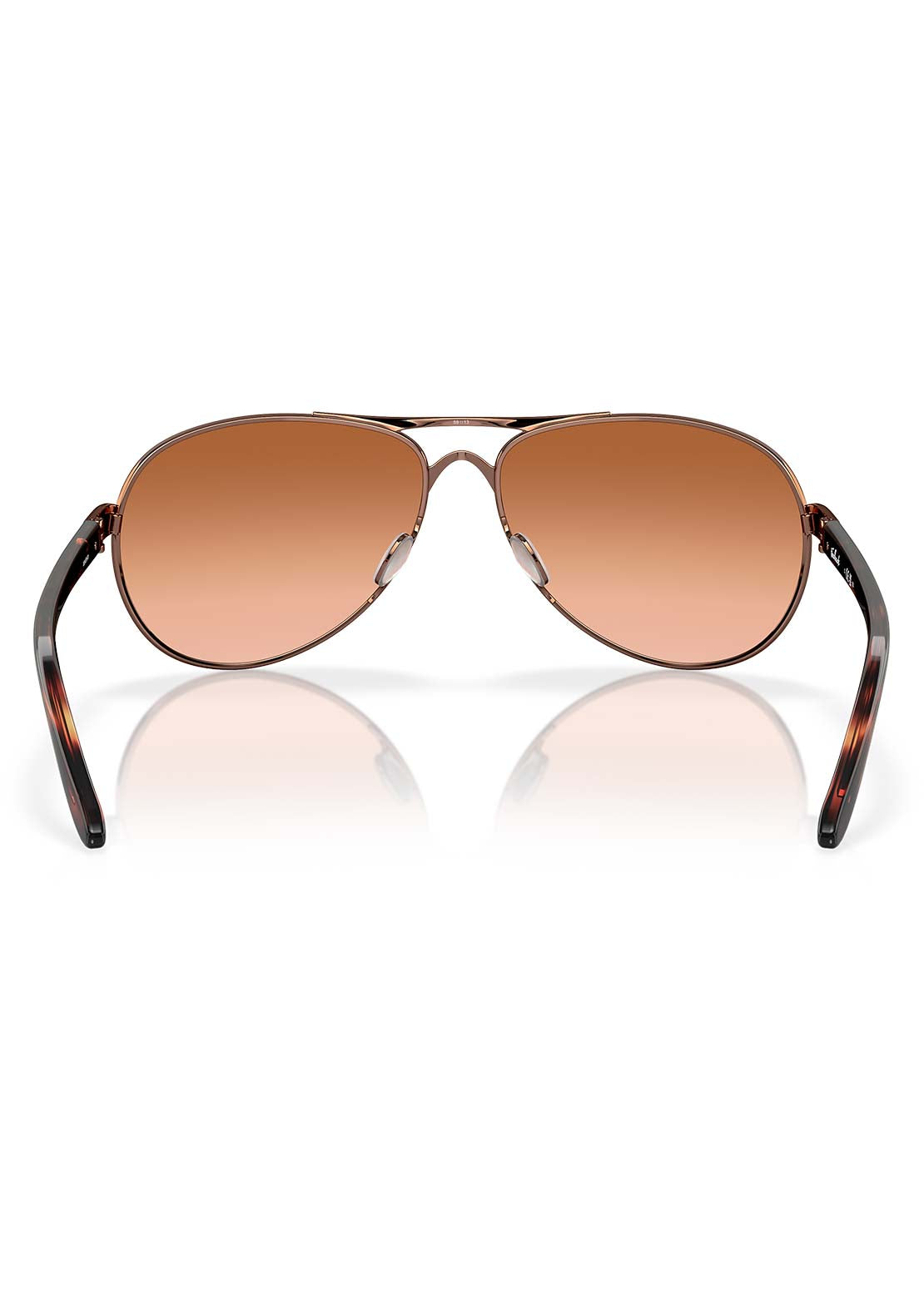Oakley Women's Feedback Sunglasses Pink/Brown Tortoise
