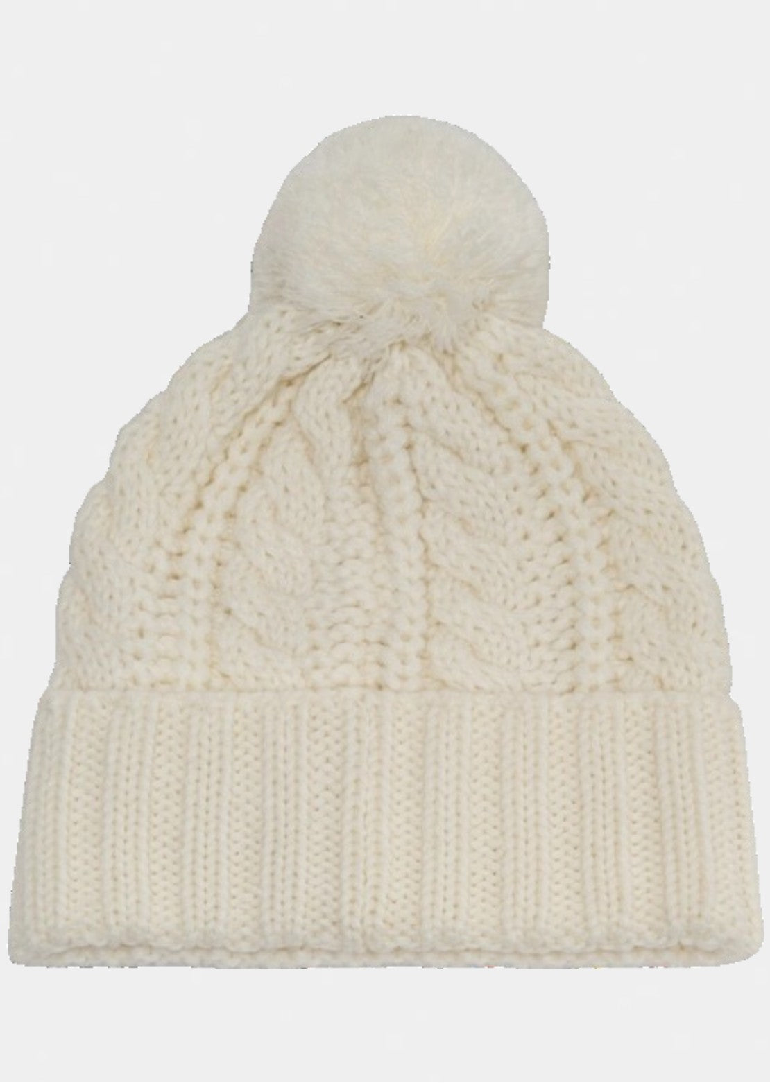 Oakley Women's Harper Pom Beanie Arctic White/Blackout