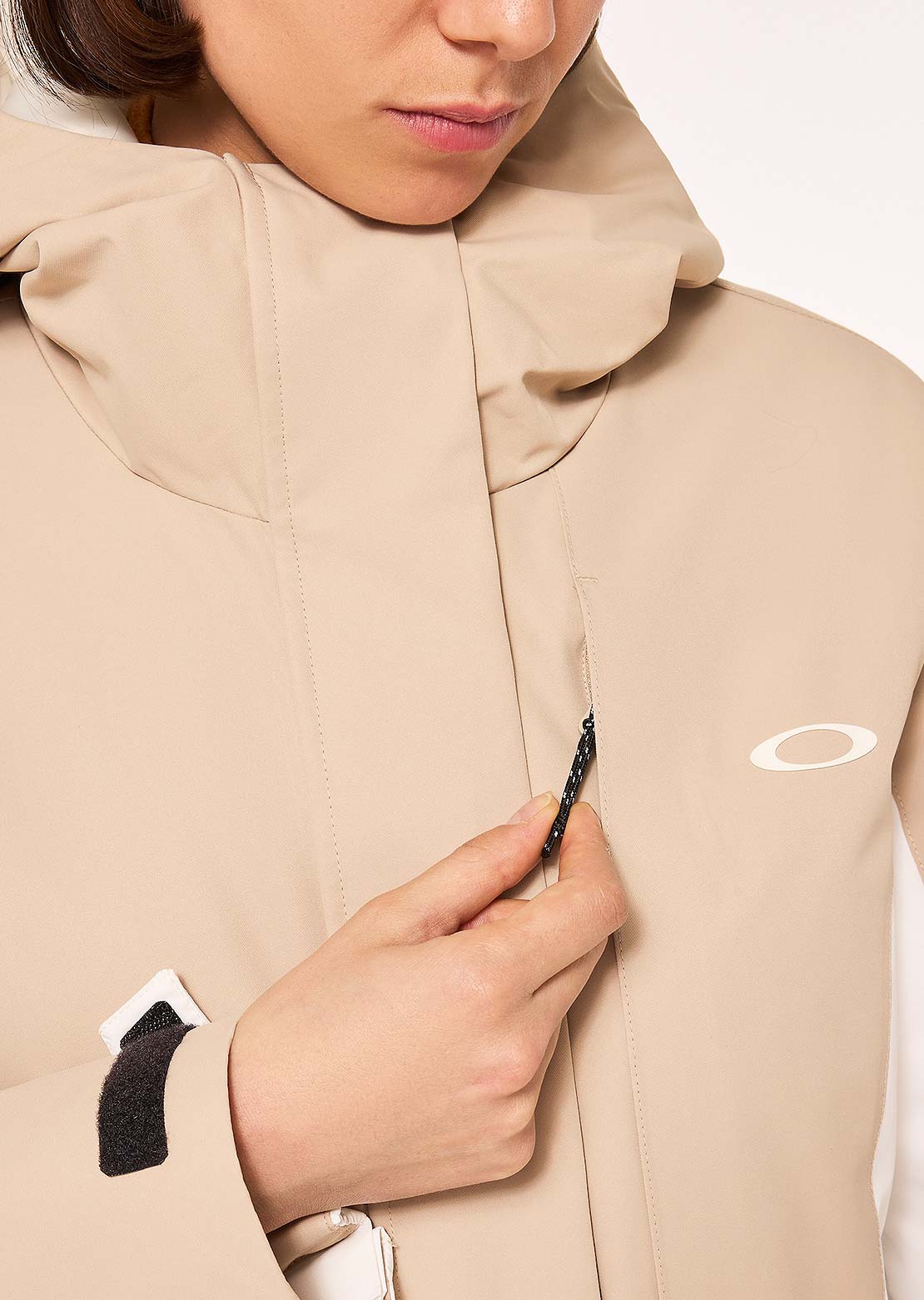 Oakley Women&#39;s Heavenly RC Jacket Hummus/Arctic White
