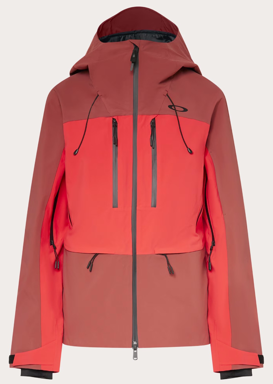 Oakley Women's Kendall RC Shell Jacket Hibiscus Red/Rosewood