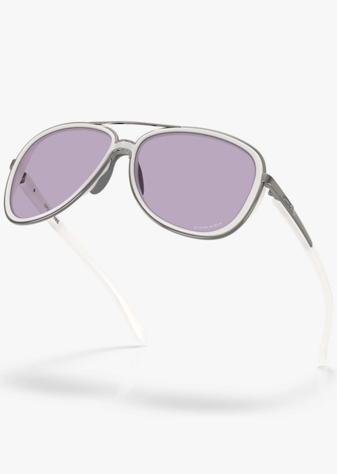 Oakley Women&#39;s Split Time Sunglasses Matte Transparent Mist/Prizm Slate