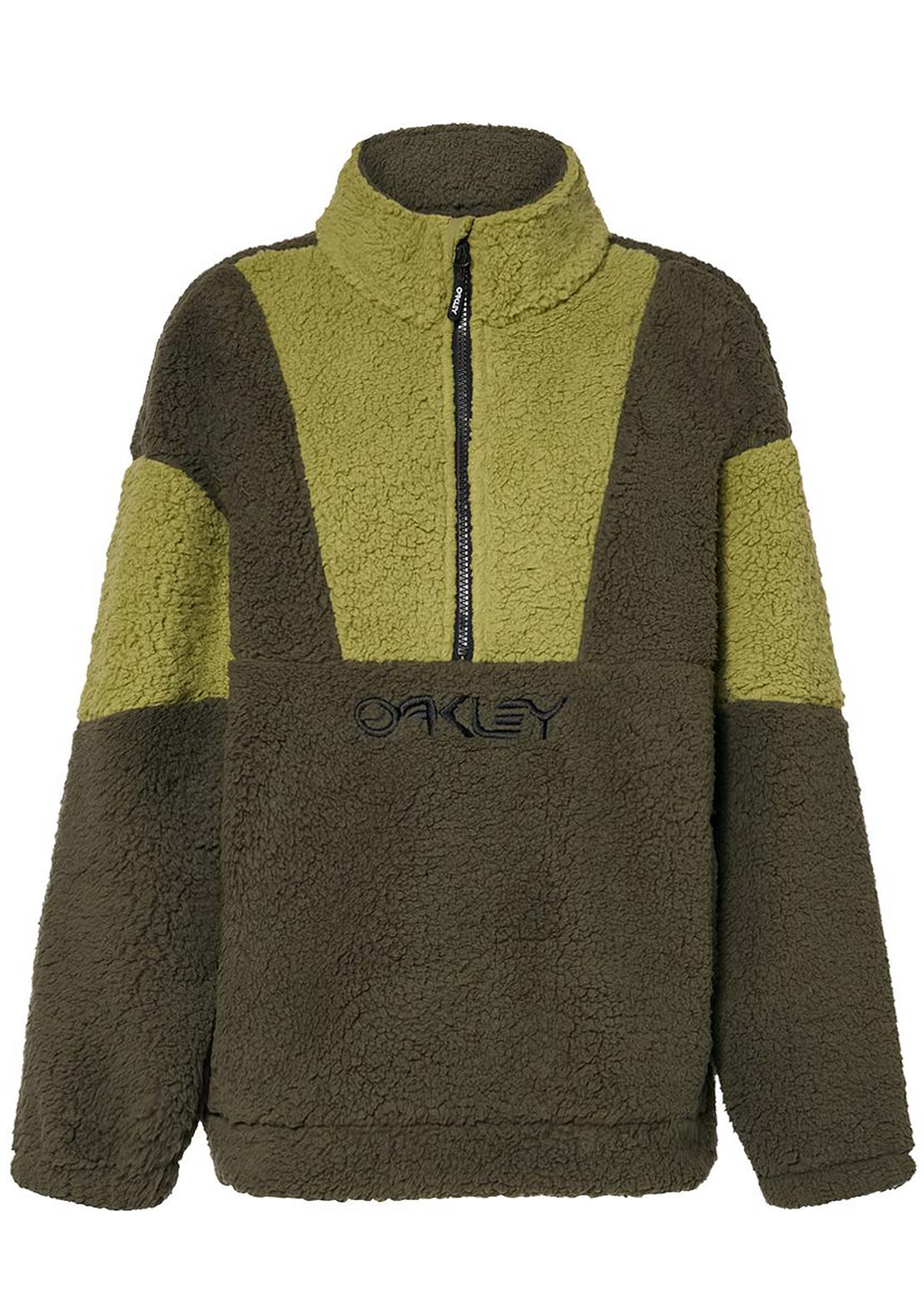 Oakley Women's TNP Ember Half Zip RC Fleece New Dark Brush/Fern