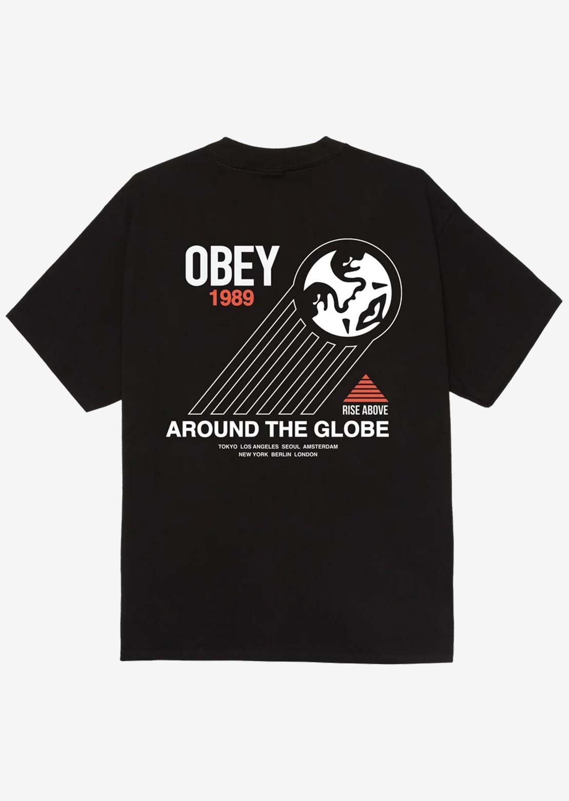 Obey Men's Around The Globe T-shirt