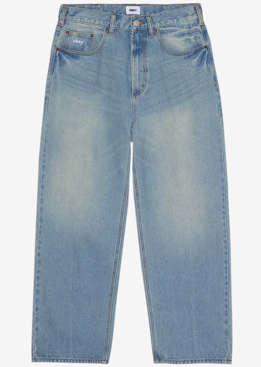 Obey Men's Bigwig Baggy Denim Pants