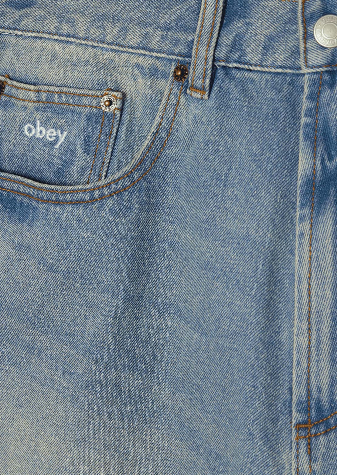 Obey Men's Bigwig Baggy Denim Pants