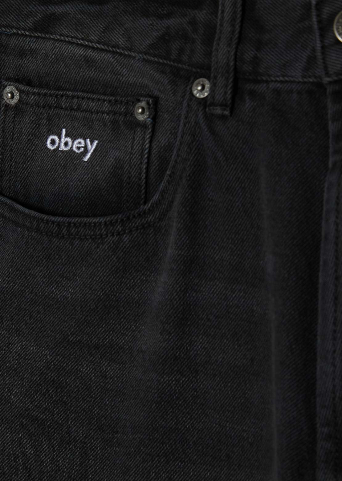 Obey Men's Bigwig Baggy Denim Pants