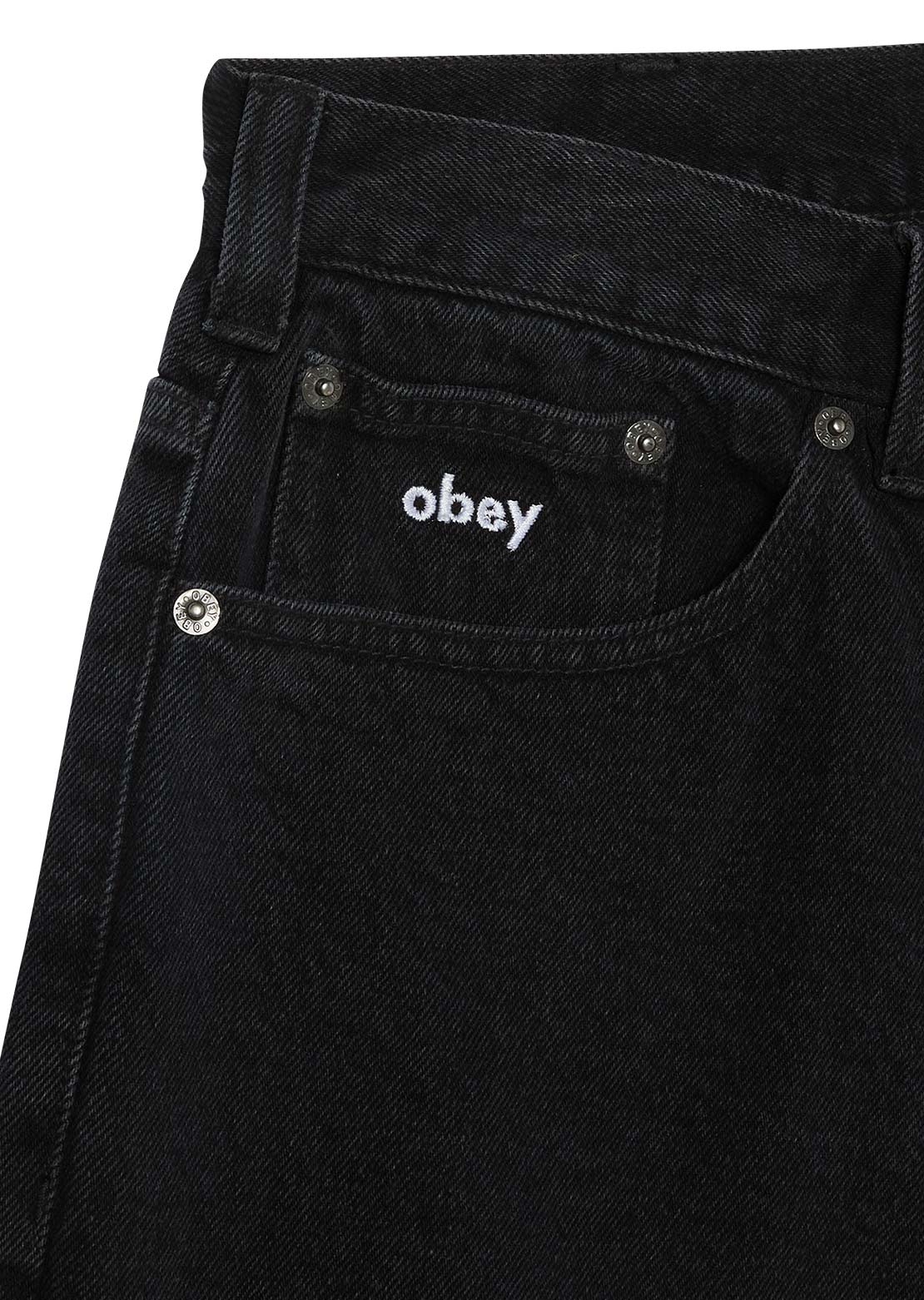 Obey Men's Bigwig Baggy Denim Shorts