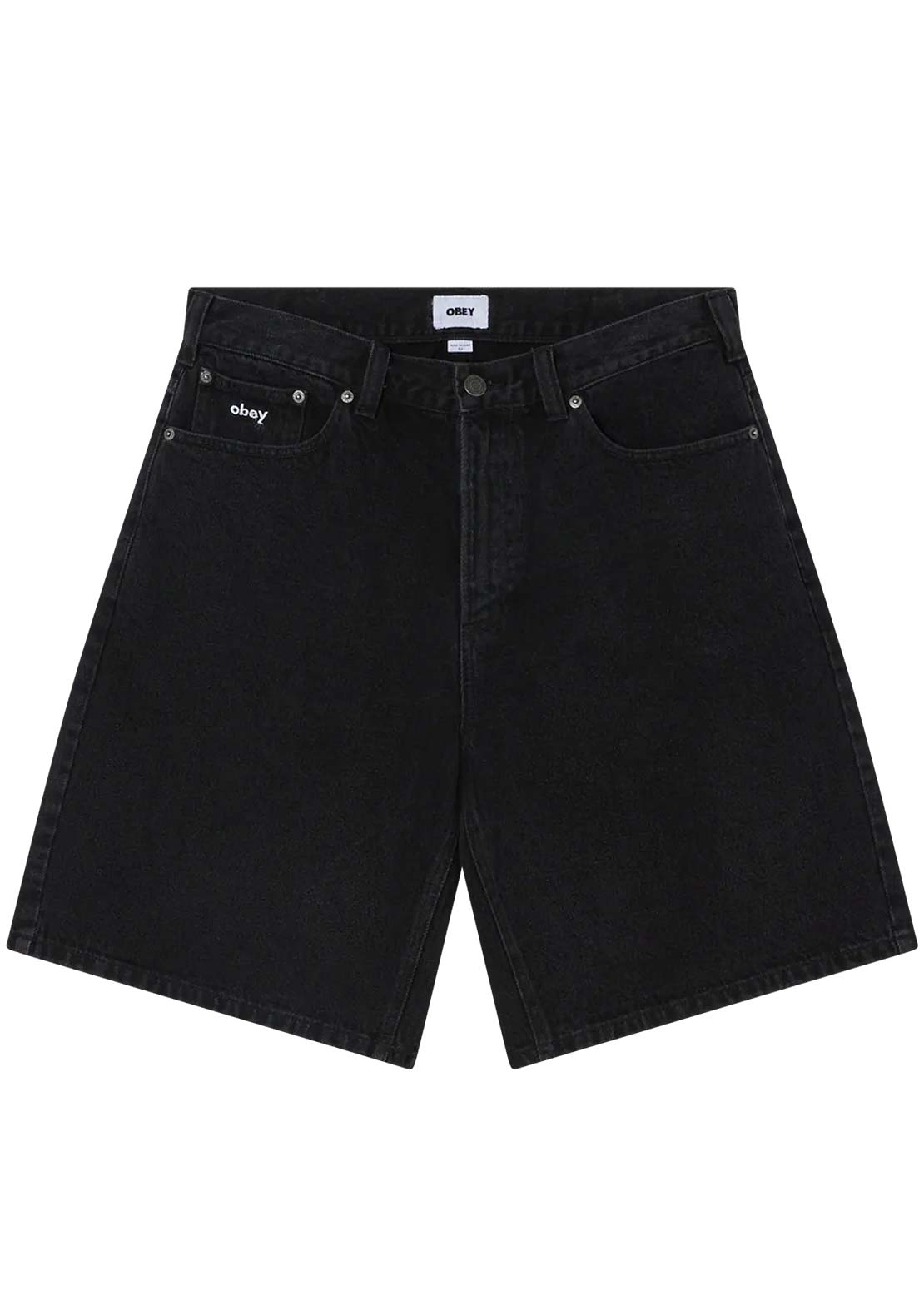 Obey Men's Bigwig Baggy Denim Shorts