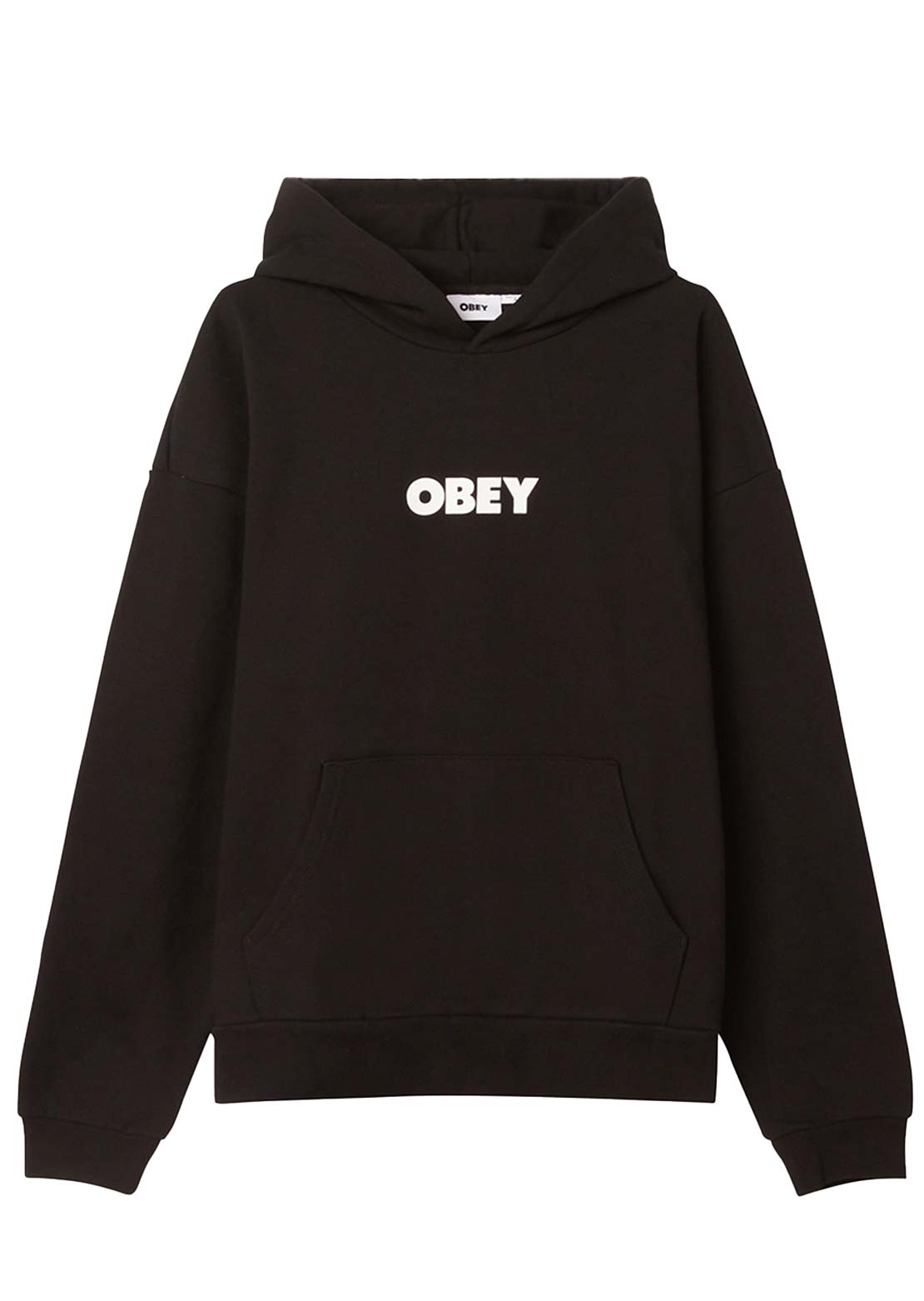 Obey Men&#39;s Bold Extra Heavy Hood Black