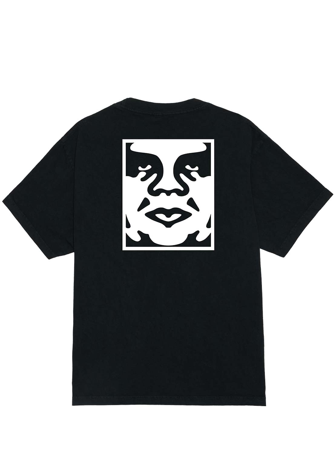 Obey Men&#39;s Bold Icon Face Pigment Hw T-Shirt Pigment True Vintage Black