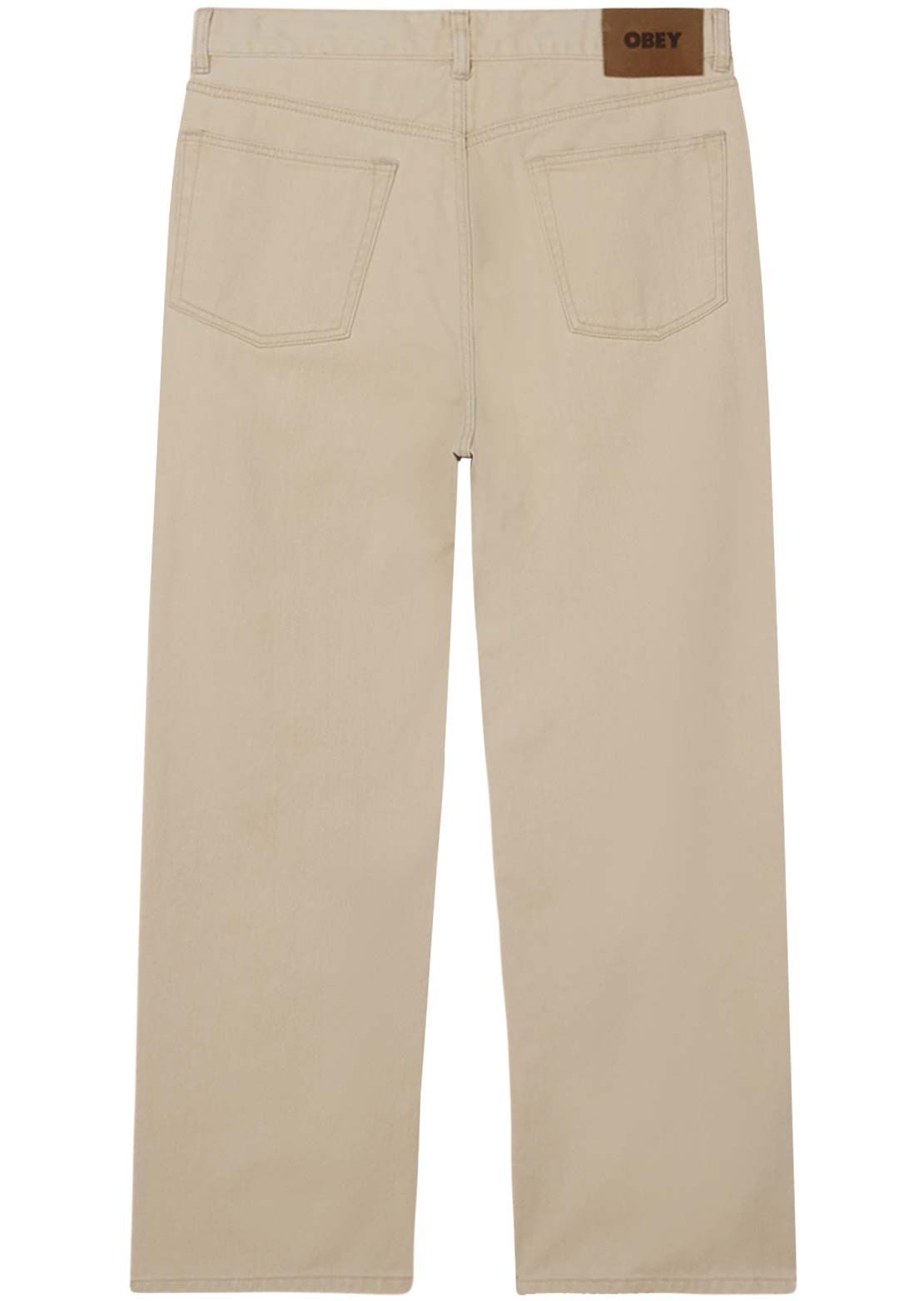 Obey Men's Classic Baggy Denim Pant Pelican Faded Wash
