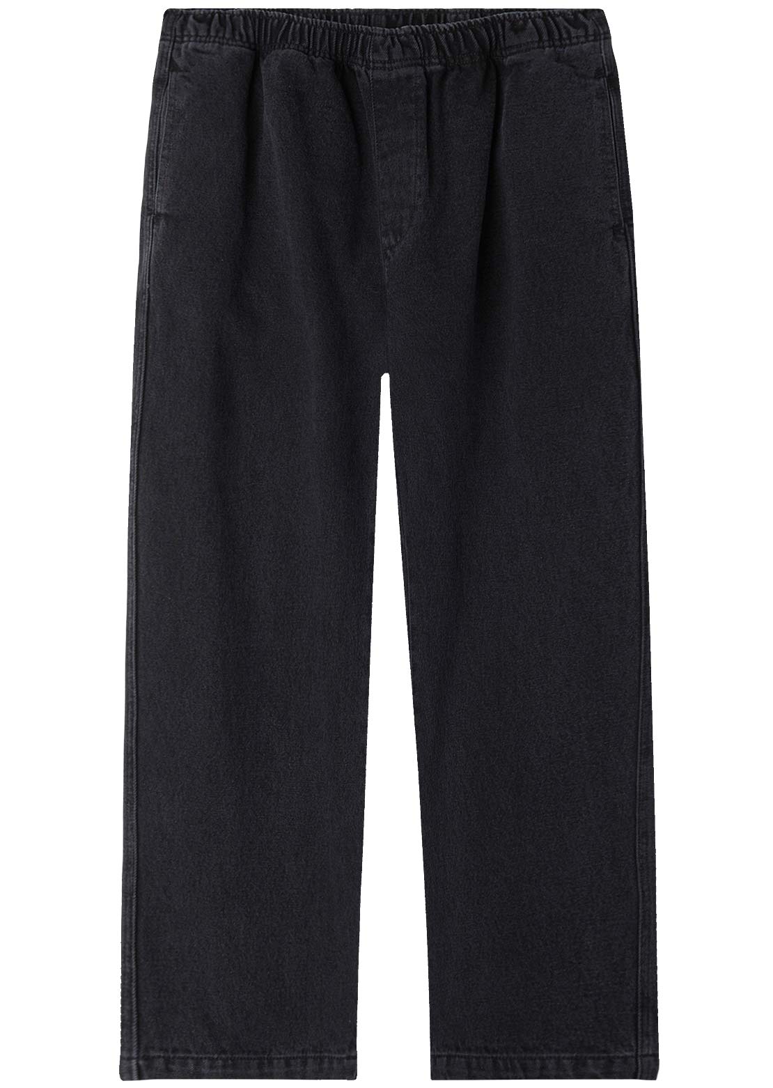 Obey Men's Denim Easy Pants Faded Black