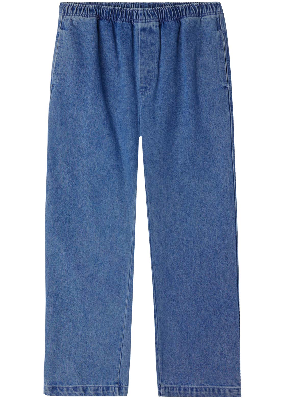 Obey Men's Denim Easy Pants Rosin Faded Wash