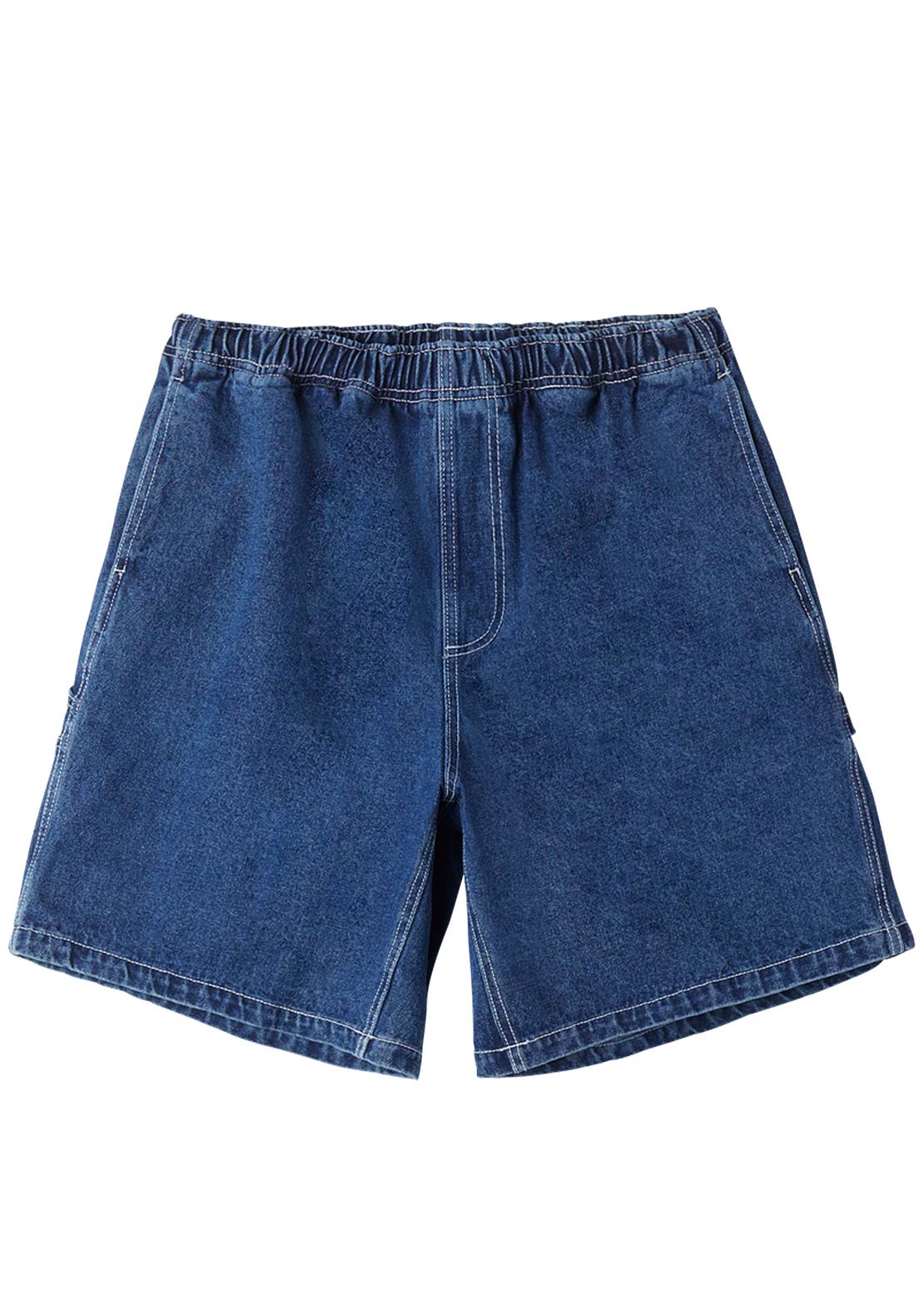 Obey Men&#39;s Easy Denim Carpenter Shorts Stone Wash Indigo