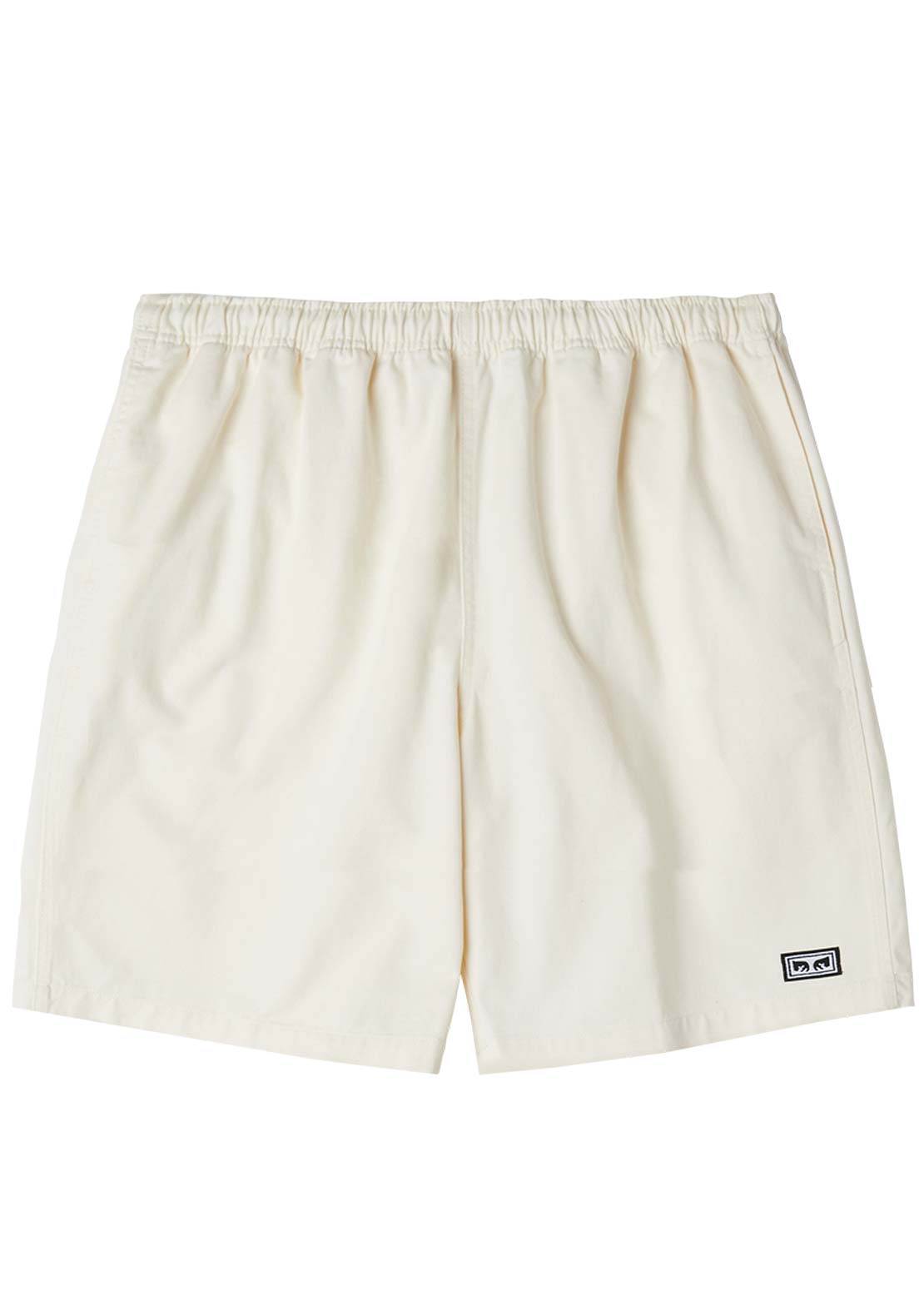 Obey Men&#39;s Easy Relaxed Twill Shorts Unbleached