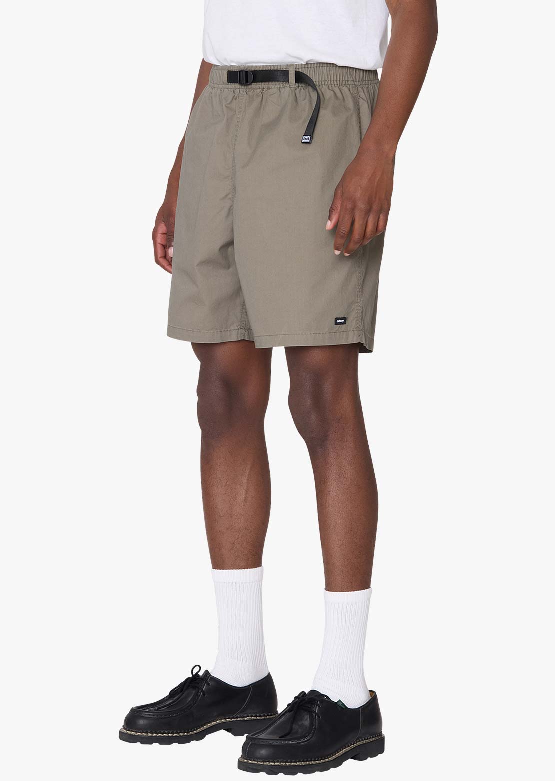 Obey Men's Easy Trail Shorts Smokey Olive Faded Wash
