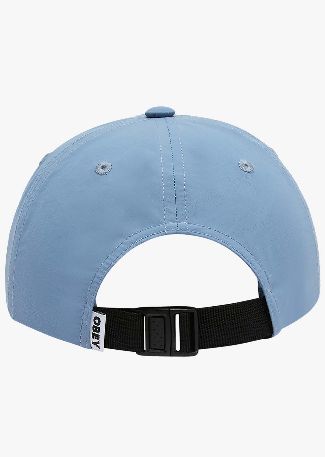 Obey Men's Effect Nylon 6 Panel Strapback Cap Blue Fog