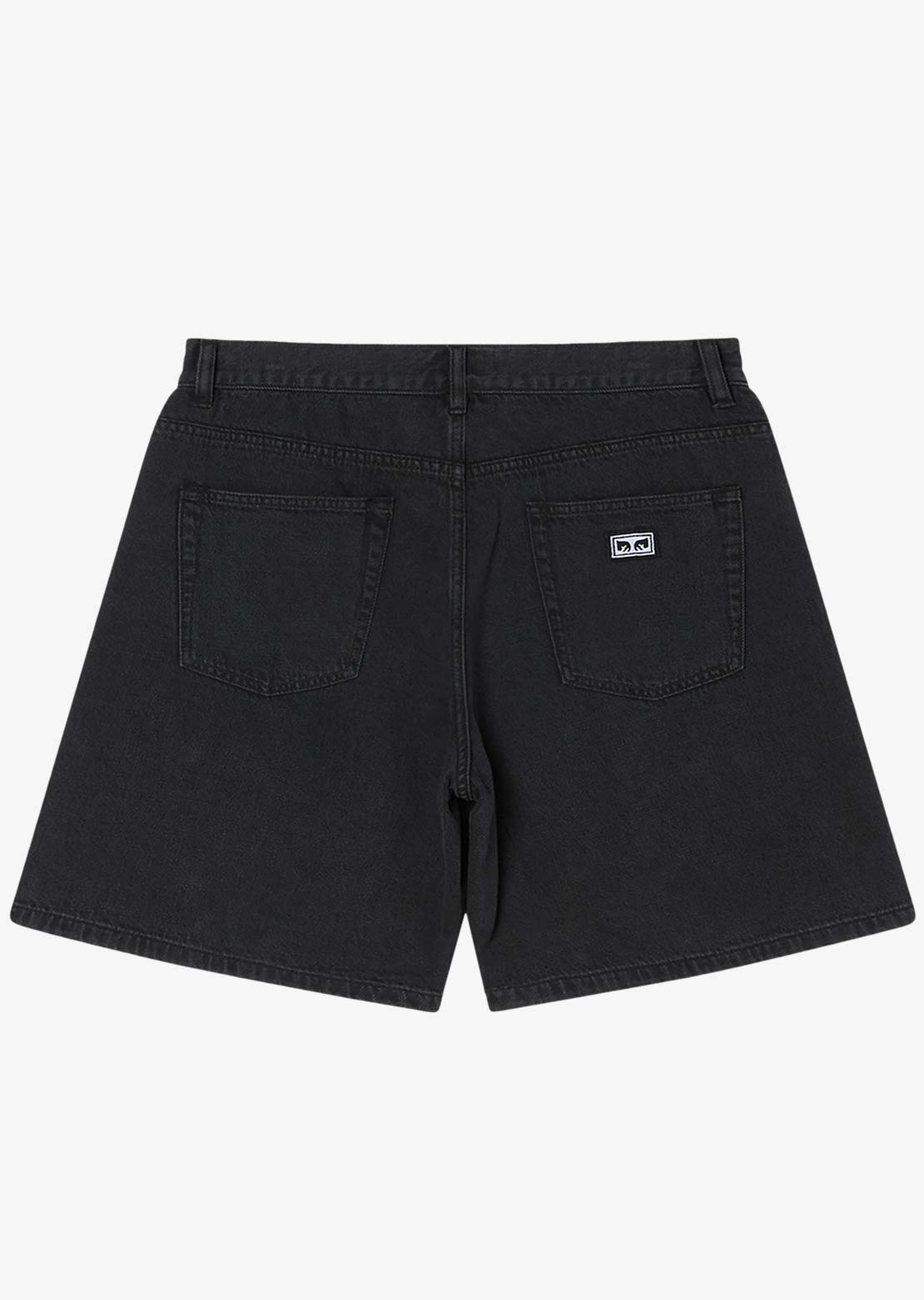 Obey Men's Emerson Denim Shorts Washed Black