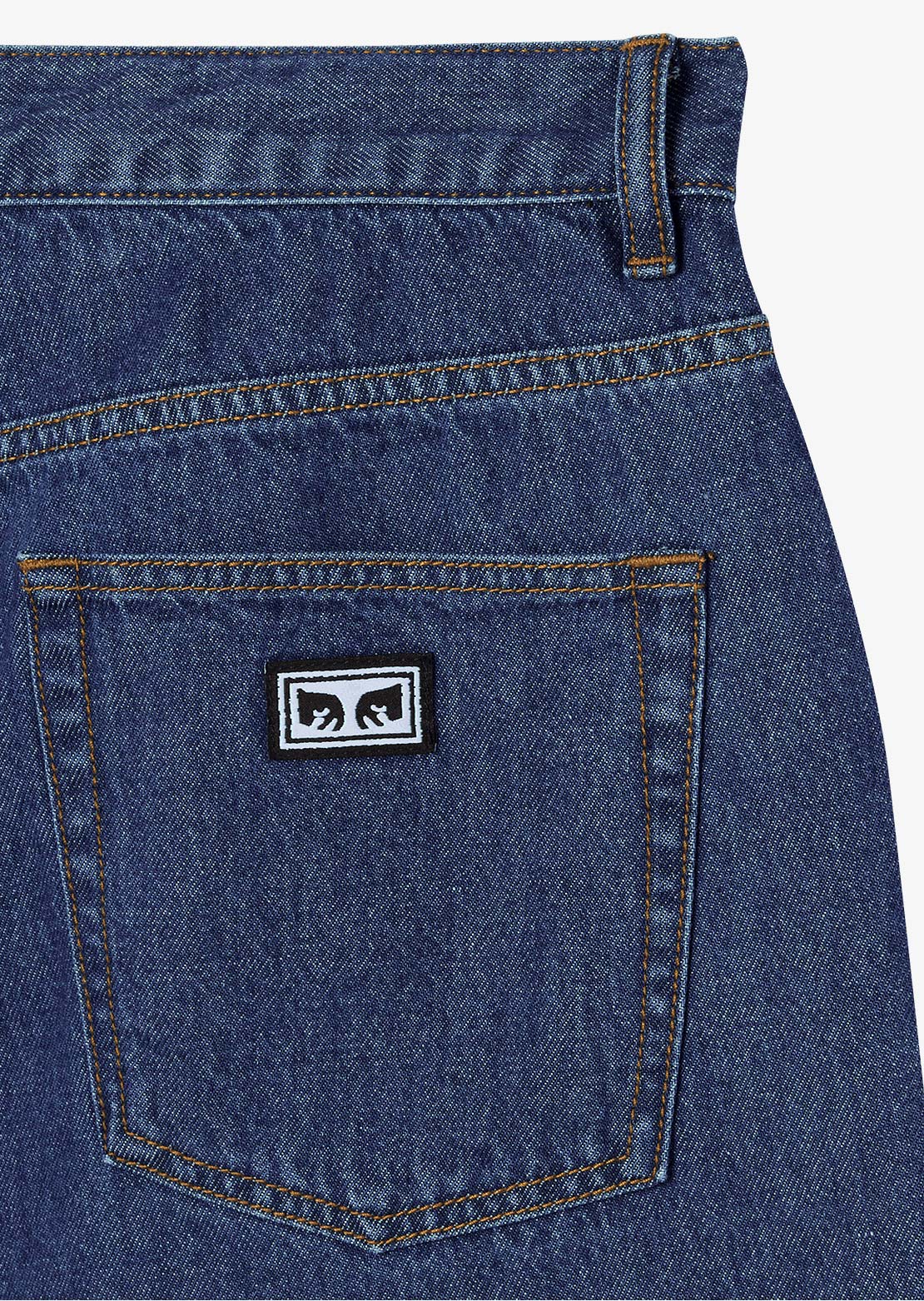Obey Men's Emerson Denim Shorts Stone Wash