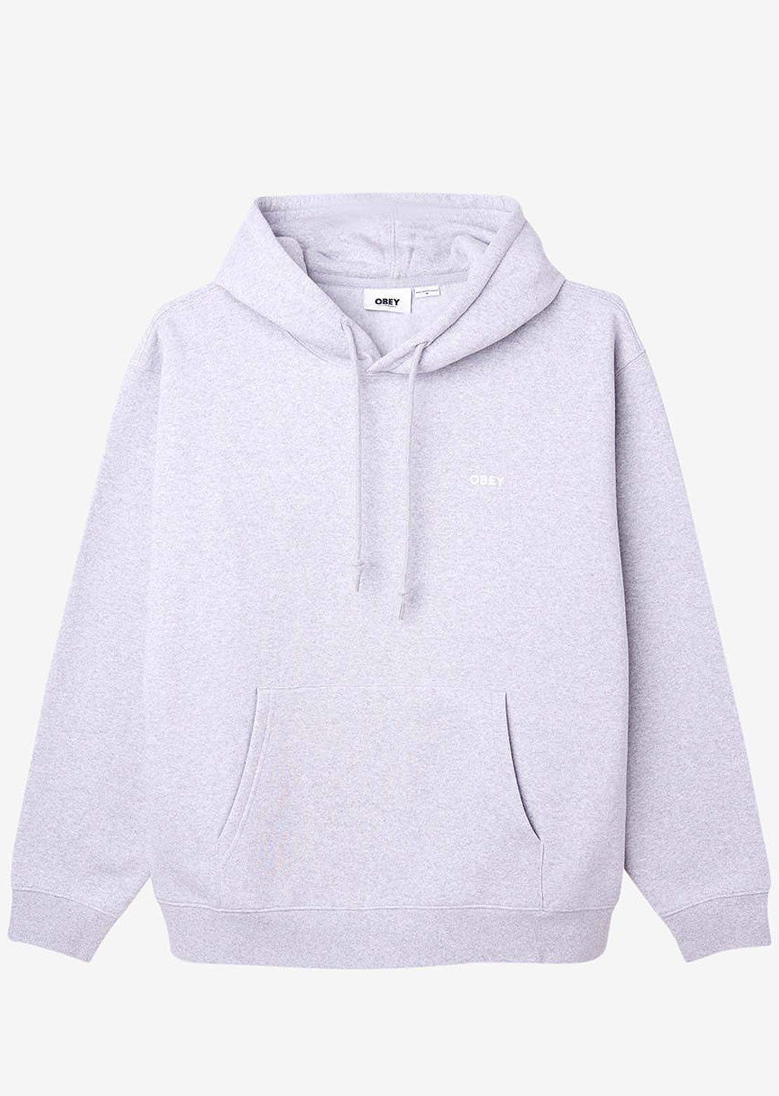 Obey Men's EST Works Bold Hood II Fleece Ash Grey