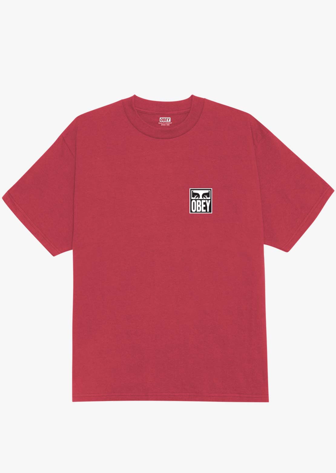 Obey Men's Eyes Icon 2 T-Shirt Mineral Red