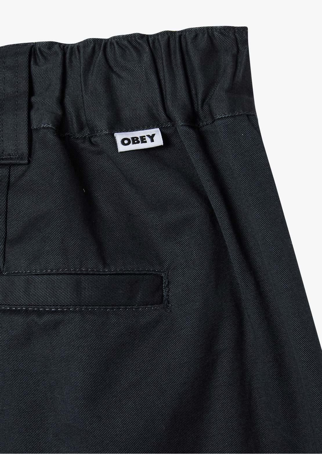 Obey Men's Foster Pleated Shorts Black
